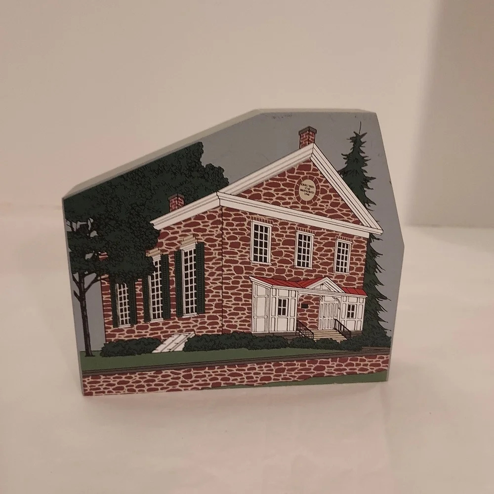 Vintage 1998 Hometowne Collectibles Historic Presbyterian Church Shelf Sitter